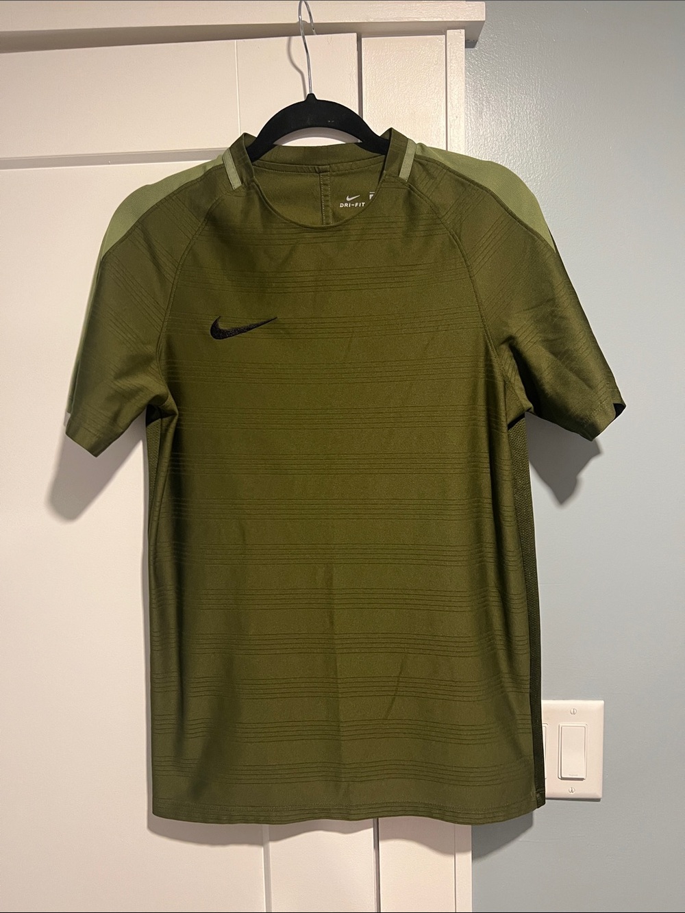 Nike Olive Green Dri-FIT Athletic Tee